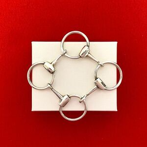 Gucci Horsebit Silver Bracelet